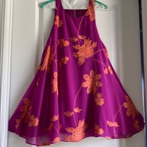 Gianni Bini Purple Mini Swing Dress